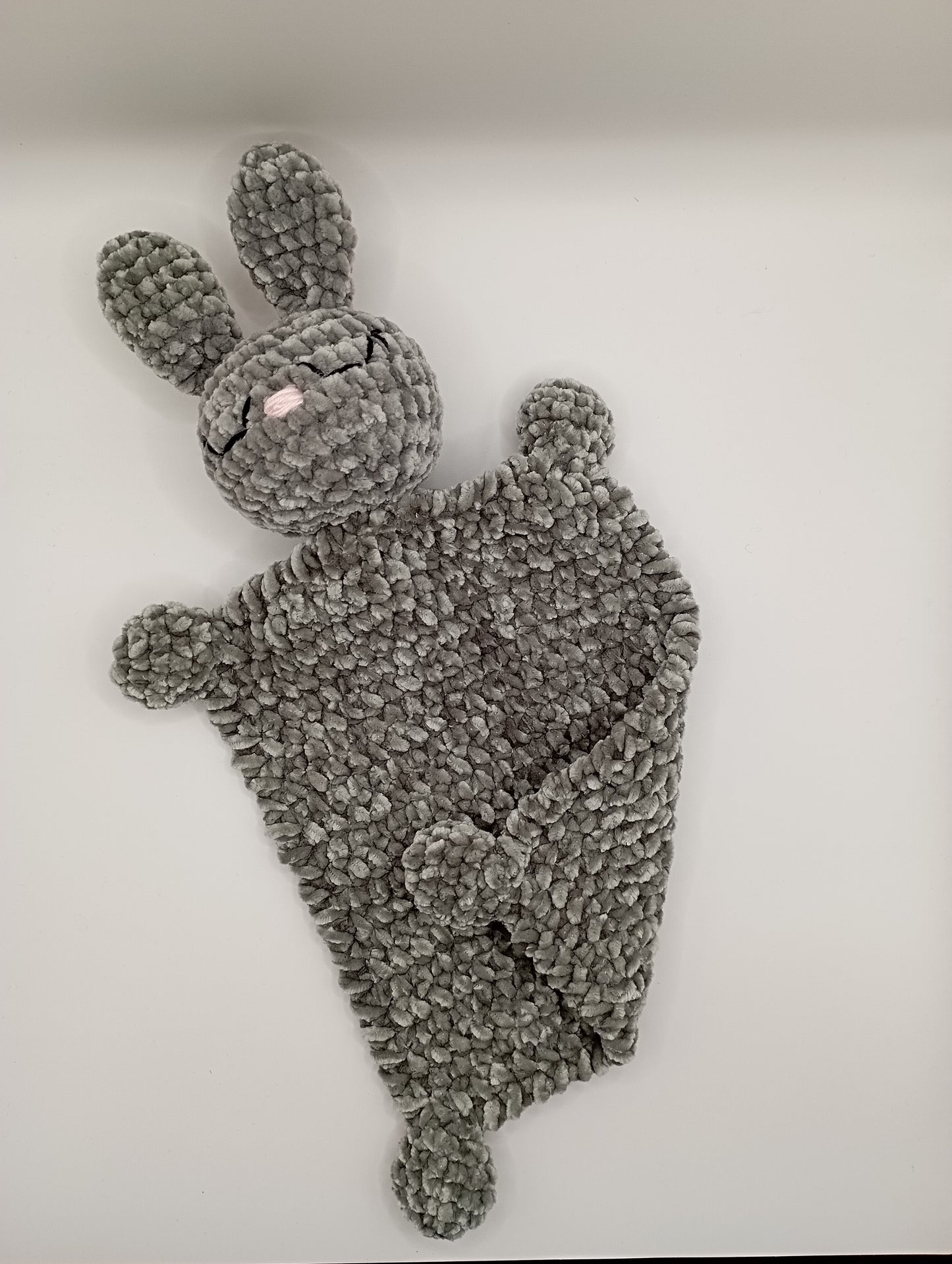 Doudou lapin plat