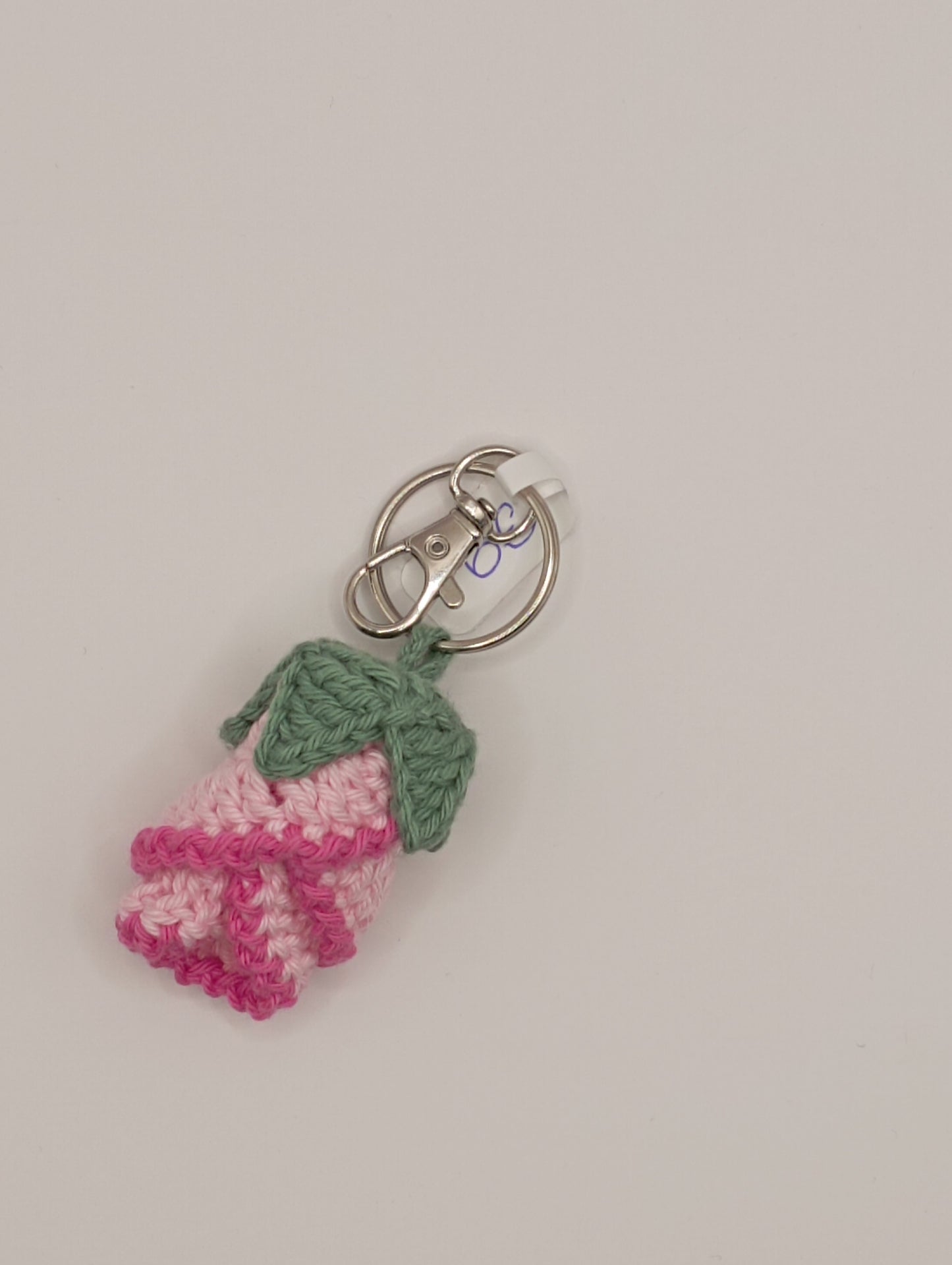 Porte-clé bouton de rose