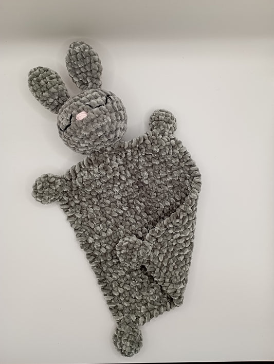 Doudou lapin plat