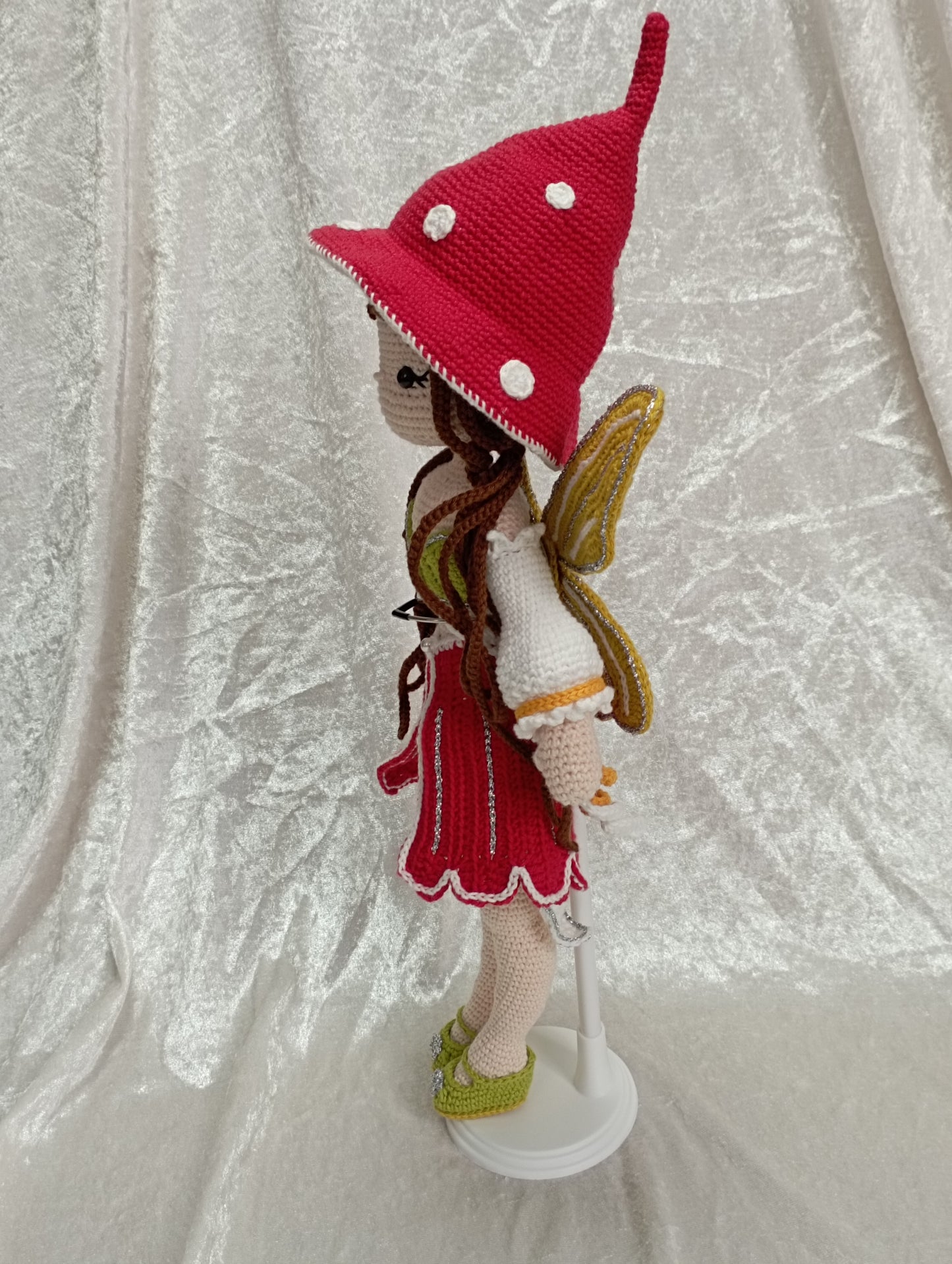 Poupée elfe champignon